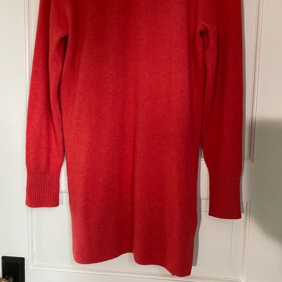 L L Bean Cashmere Long Open Cardigan Size Medium - Picture 5 of 5